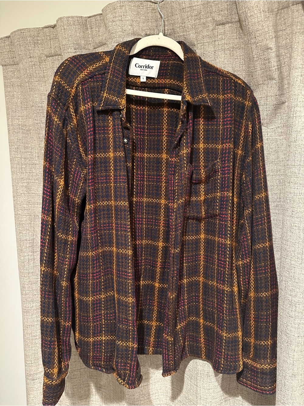 Corridor Men's Plaid Button-Down Shirt